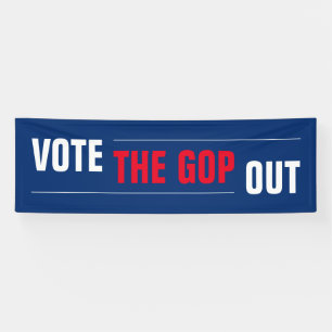 Abstimmung: GOP Out Red White Blue Banner