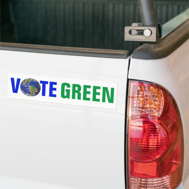 Abstimmung GREEN über Joe Biden Präsident Kamala H Autoaufkleber (Auf Lkw)