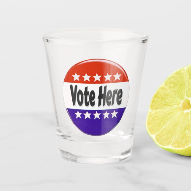 Abstimmung hier schnapsglas (Vorderseite)