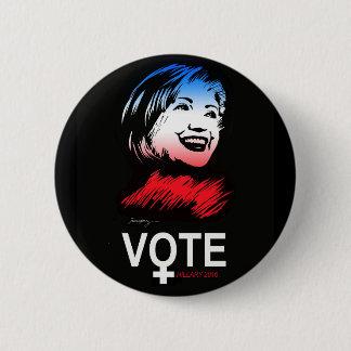 Abstimmung HILLARY 2016 Button