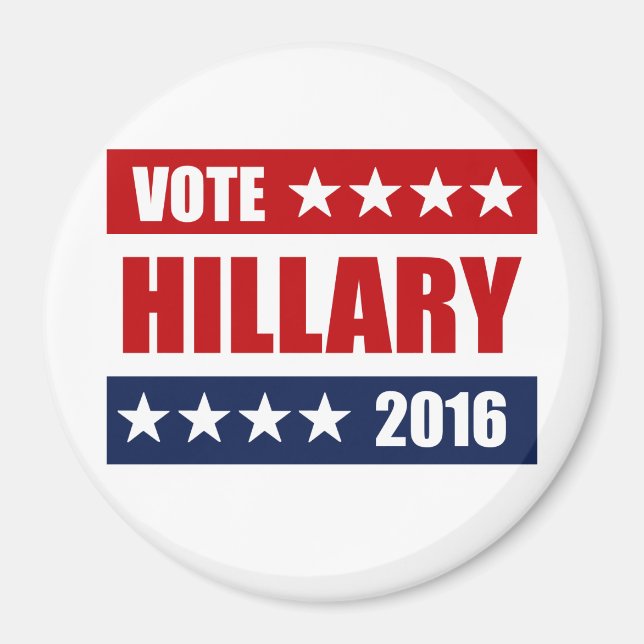 ABSTIMMUNG HILLARY 2016.png Magnet (Vorne)