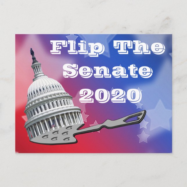 Abstimmung im Senat 2020 gedreht Postkarte (Vorderseite)