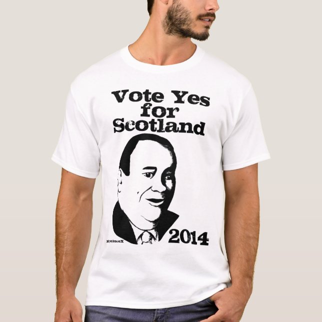 Abstimmung ja für Schottland 2014 T-Shirt (Vorderseite)