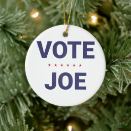 Abstimmung Joe (Wahl 2020 in den USA) Keramik Ornament
