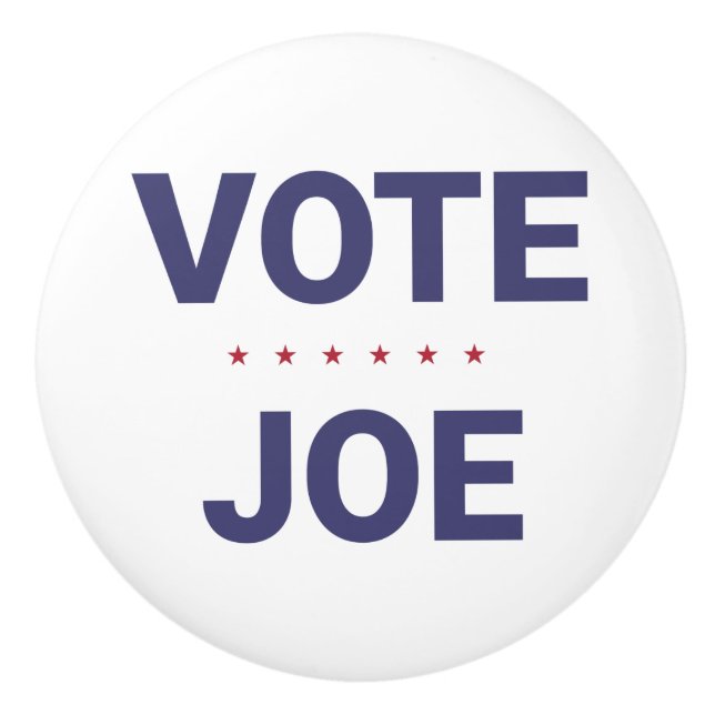 Abstimmung Joe (Wahl 2020 in den USA) Keramikknauf (Vorderseite)