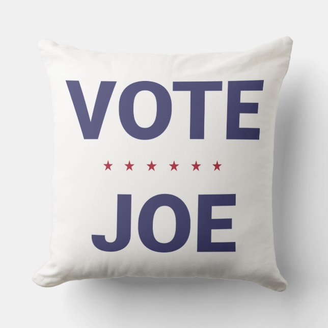Abstimmung Joe (Wahl 2020 in den USA) Kissen (Vorderseite)