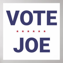 Abstimmung Joe (Wahl 2020 in den USA) Poster