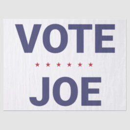 Abstimmung Joe (Wahl 2020 in den USA) Seidenpapier