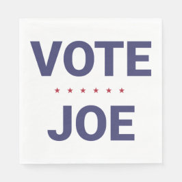 Abstimmung Joe (Wahl 2020 in den USA) Serviette