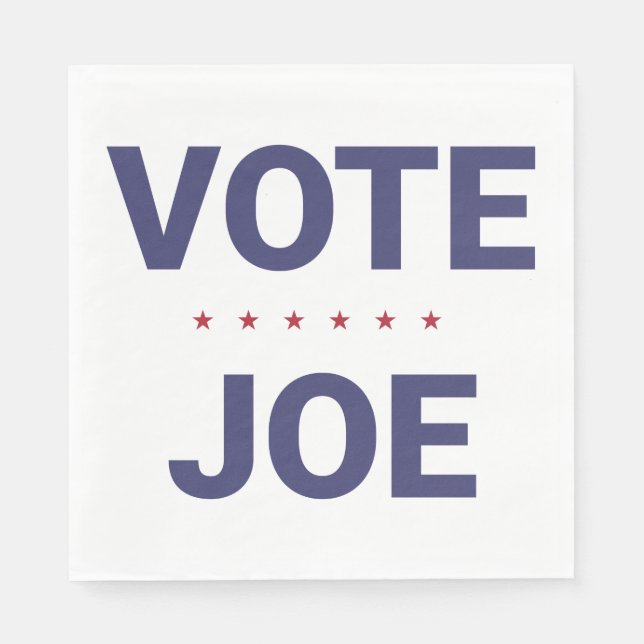 Abstimmung Joe (Wahl 2020 in den USA) Serviette (Vorderseite)