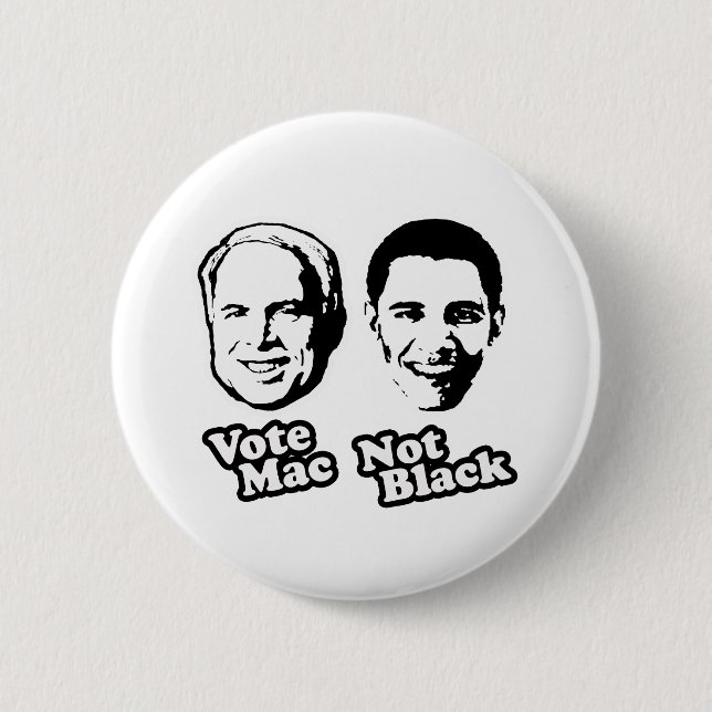 ABSTIMMUNG MAC NICHT SCHWARZ BUTTON (Vorderseite)