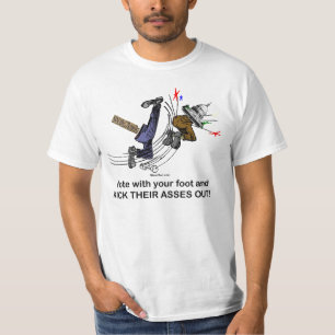 Abstimmung mit Fuß - T - Shirt - F&B