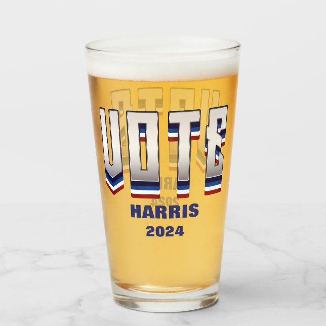 Abstimmung Moderne Typografie - Wahl Glas (Vorne (Gefüllt))