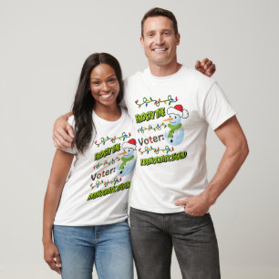 Abstimmung - niedlicher Schneemann T-Shirt