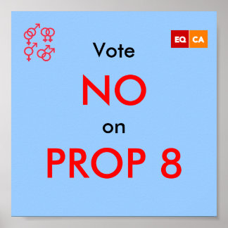 Abstimmung Nr.: PROP 8 Poster