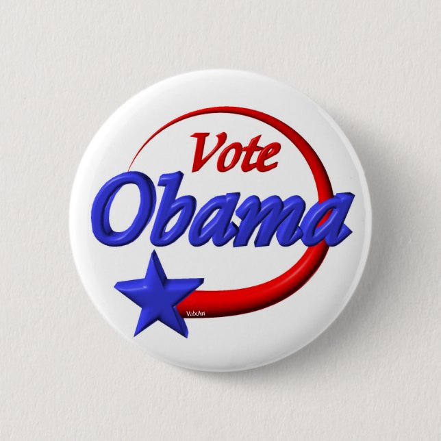 Abstimmung Obama 2012. Schaffen Sie die Zukunft Button (Vorderseite)