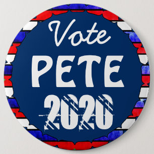 Abstimmung Pete für die US-Präsidentschaftswahl 20 Button