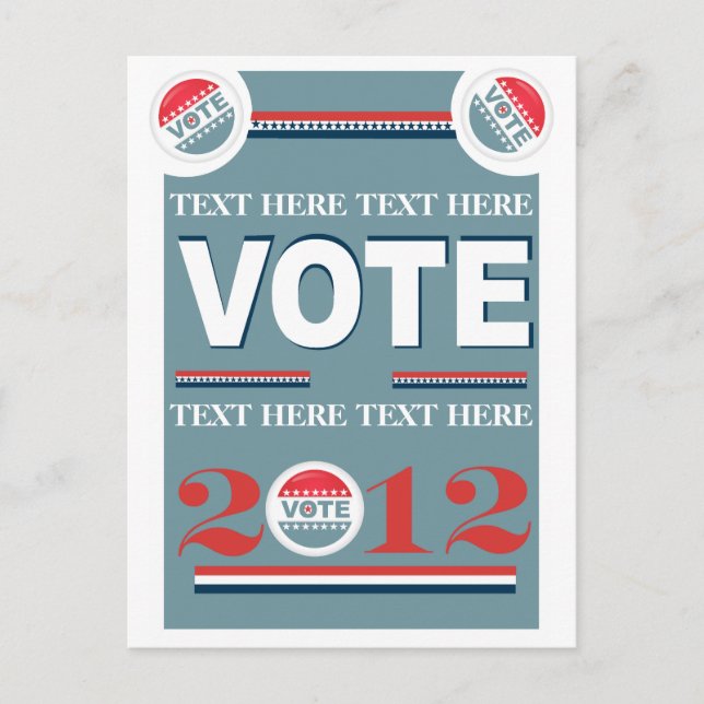 Abstimmung Postkarte (Vorderseite)