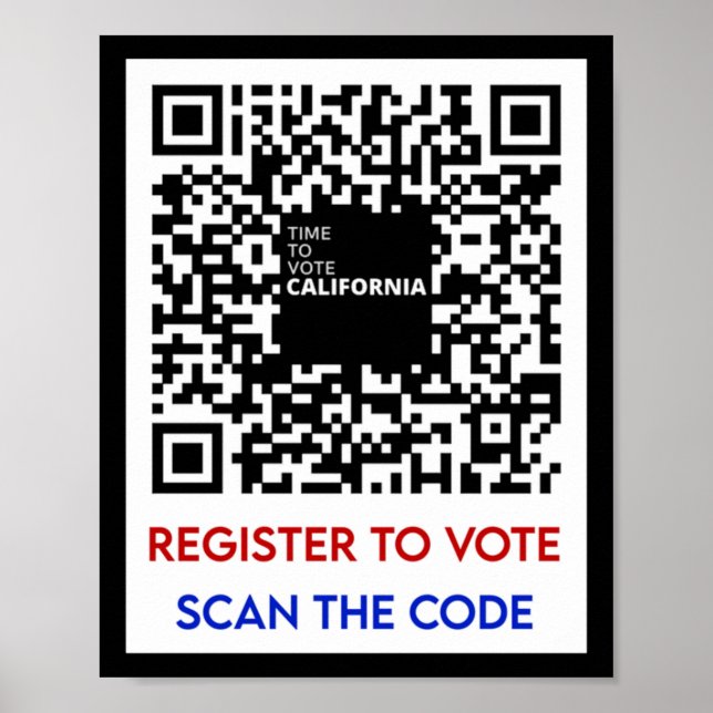 Abstimmung - Registrierung zur Abstimmung Poster (Vorne)