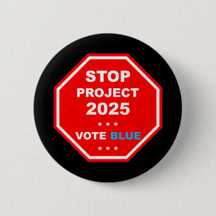 Abstimmung Rett Demokratie Stopp Projekt 2025 Button
