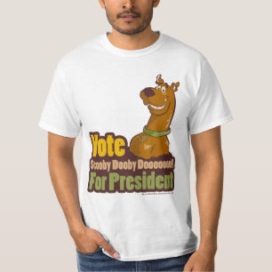 Abstimmung Scooby Dooby Doo für Präsidenten T-Shirt