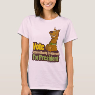 Abstimmung Scooby Dooby Doo zum Präsidenten T-Shirt