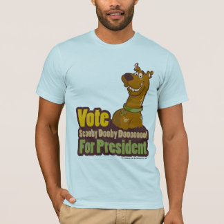 Abstimmung Scooby Dooby Doo zum Präsidenten T-Shirt