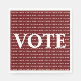 Abstimmung Serviette