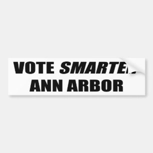 ABSTIMMUNG SMARTER ANN ARBOR AUTOAUFKLEBER