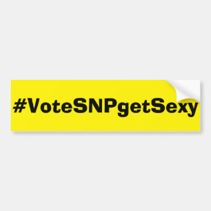 Abstimmung SNP Autoaufkleber