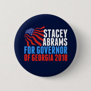 Abstimmung Stacey Abrams für Georgia-Gouverneur Button