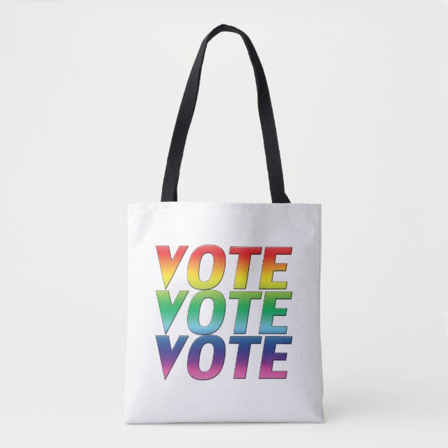 Abstimmung - Stolz lgbtq lgbt Regenbogenfarben (Vorderseite)