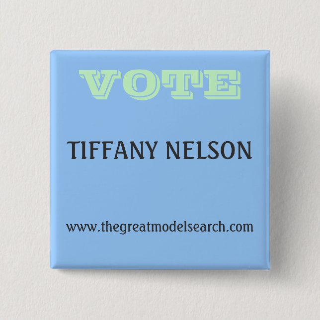 ABSTIMMUNG TIFFANY NELSON BUTTON (Vorderseite)