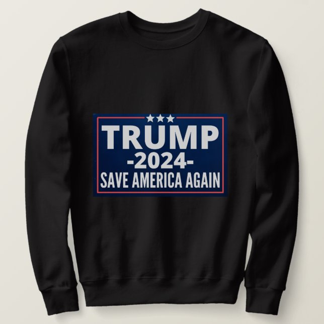 Abstimmung, Trump 2024, Trump 2024, 2024, Trump 20 Sweatshirt (Design vorne)