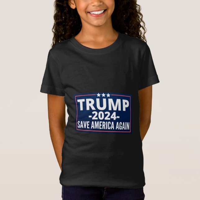 Abstimmung, Trump 2024, Trump 2024, 2024, Trump 20 T-Shirt (Vorderseite)