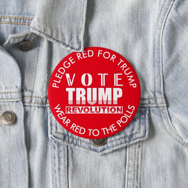 Abstimmung Trump bei den Wahlen 2020 Button (Beispiel)