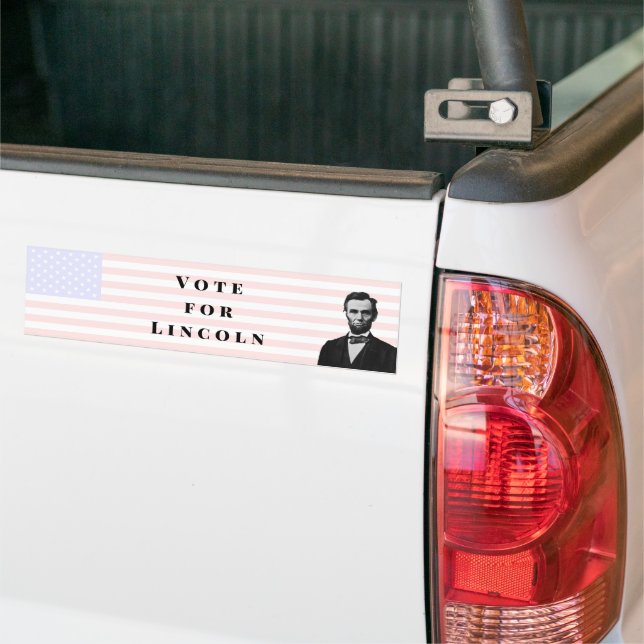 Abstimmung über Abraham Lincoln Autoaufkleber (Auf Lkw)