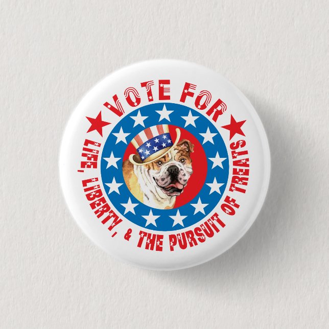 Abstimmung über Bulldog Button (Vorderseite)