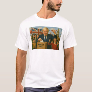 Abstimmung über den britischen Führer Casts Histor T-Shirt