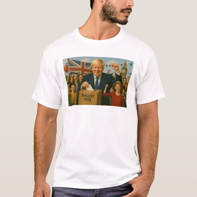 Abstimmung über den britischen Führer Casts Histor T-Shirt (Vorderseite)