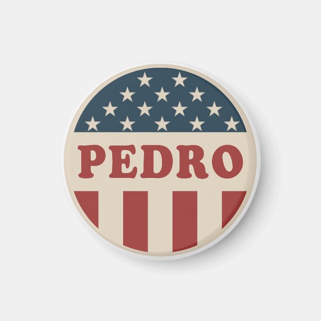 Abstimmung über den Button "Pedro Classic Retro Am Magnet (Vorne)