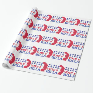 Abstimmung über den Hügel Geschenkpapier