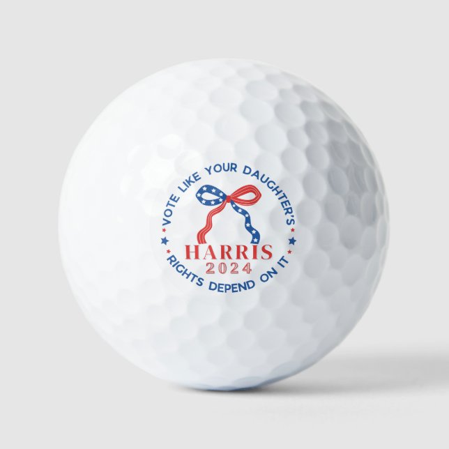 Abstimmung über die Rechte Ihrer Tochter Harris 20 Golfball (Vorderseite)