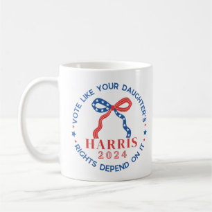 Abstimmung über die Rechte Ihrer Tochter Harris 20 Kaffeetasse