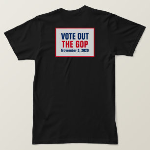 Abstimmung über die Wahl 2020 Red White Blue Back T-Shirt