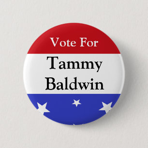 Abstimmung über Tammy Baldwin Button