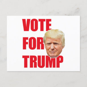 Abstimmung über Trump Feiertagspostkarte