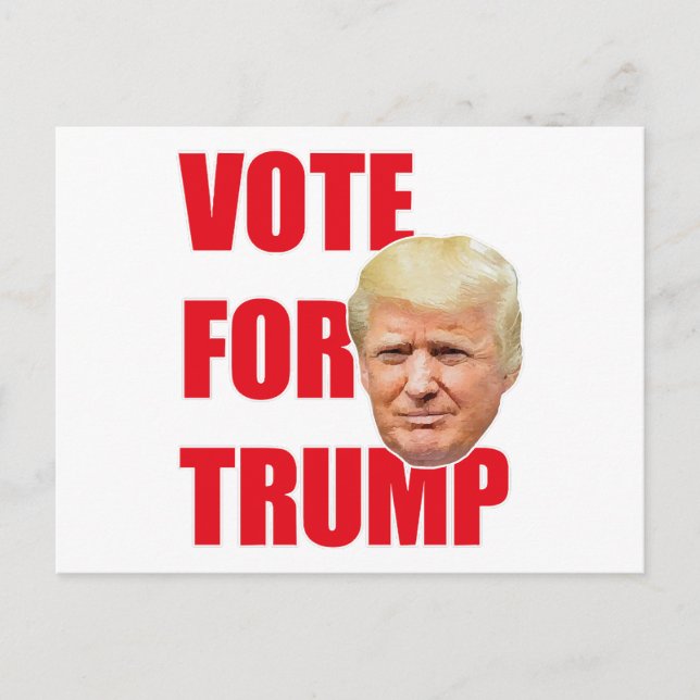 Abstimmung über Trump Feiertagspostkarte (Vorderseite)
