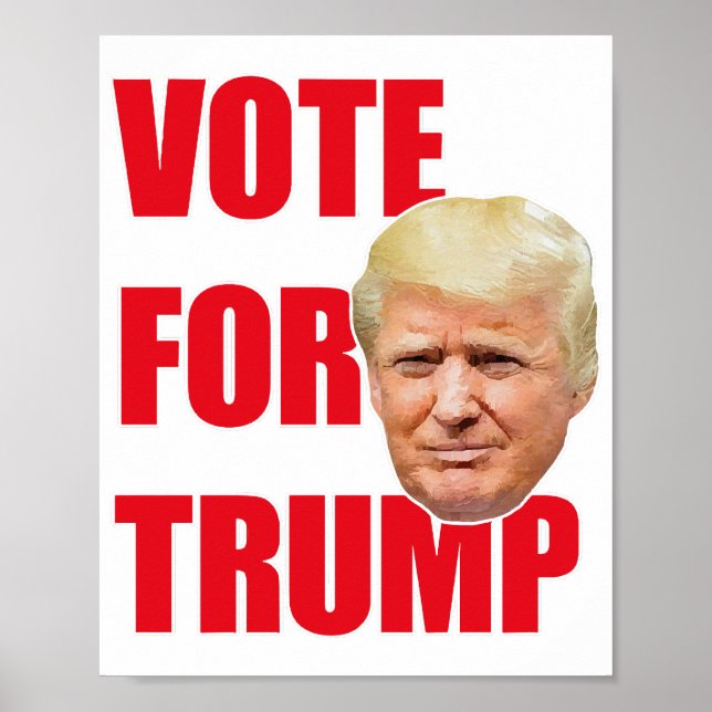 Abstimmung über Trump Poster (Vorne)