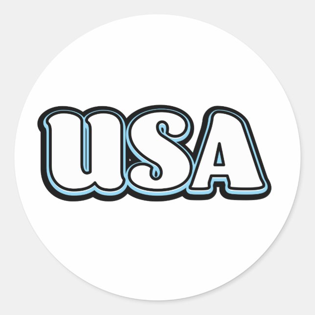 Abstimmung USA Runder Aufkleber (Vorderseite)